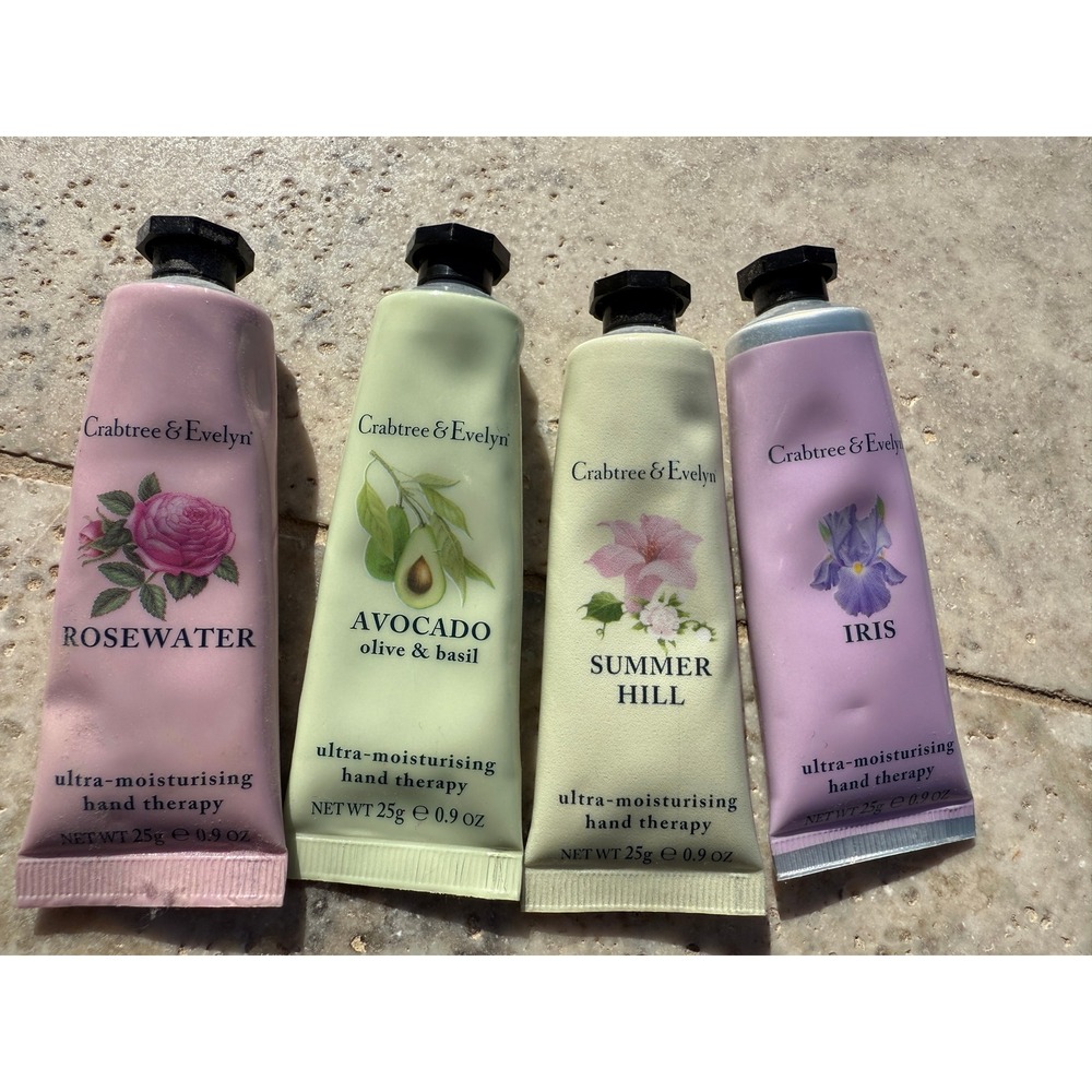 SEALED Crabtree & Evelyn Hand Therapy Lot .9 oz each NEW